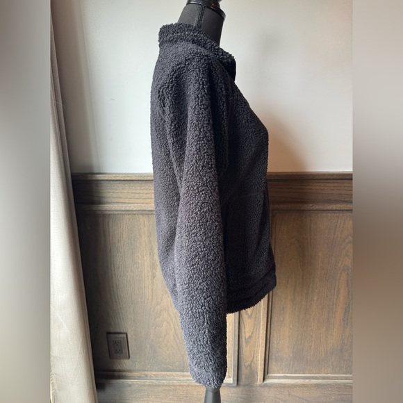 The North Face Ridge Fleece Teddy Full Zip Women's size XSmall Black - Picture 4 of 8
